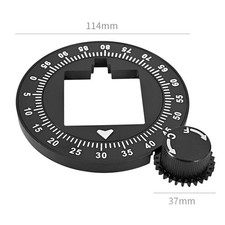 Piastra quadrante alluminio