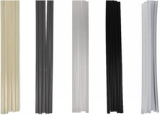 50 Bacchette 2.5x200Mm Saldatura ABS PP PVC PE Bastoncini per Saldatura Plastica