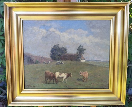 Quadro olio christian rhode - ad,