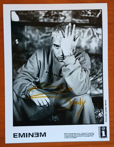 Eminem foto firmata - eminem,,