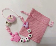 Catenella Porta ciuccio Personalizzata Baby
