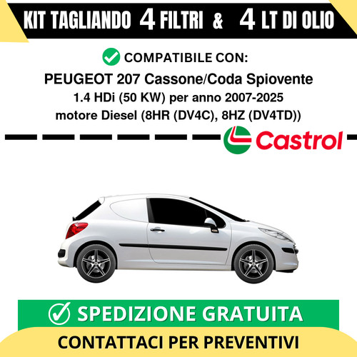 Tagliando per peugeot 207 - tagliando,