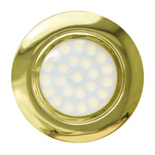 Faretto da incasso led 4W, luce neutra 4200K, 220V AC, IP44, dorato