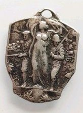 Medaglia Argento Prima Guerra Mondiale Libia Pro Esercito Marina Popolo d'Italia