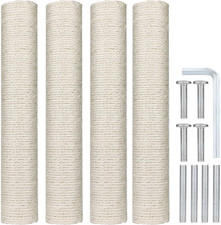 4 Pezzi Tiragraffi Di Ricambio, Pezzi Di Ricambio Tiragraffi per Gatti Da 40 Cm 