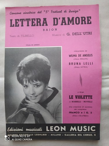 Wilma angelis lettera - wilma, "lettera