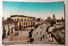 CARTOLINA VENOSA (POTENZA) PIAZZA CASTELLO F.GRANDE VIAGGIATA