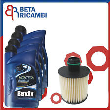 Kit Tagliando Fiat Tipo 500L 500X 1.3 D MTJ EURO6 (IMP-UFI) Olio Bendix 0W30