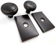 Emtek C5112NWUS10B Set pomelli