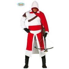 Vestito Uomo Costume Assassin'S Creed Mercenario Tempalre Altair Ezio