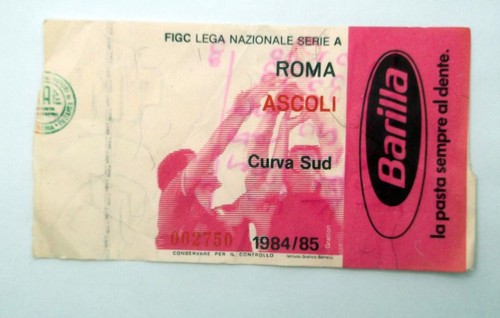 Roma ascoli 1984 - roma, 1984/85