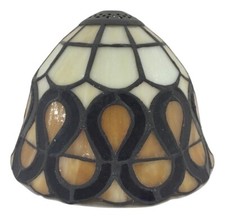 Vetro stile Tiffany bianco