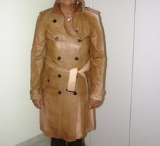 cappotto burberry in pelle