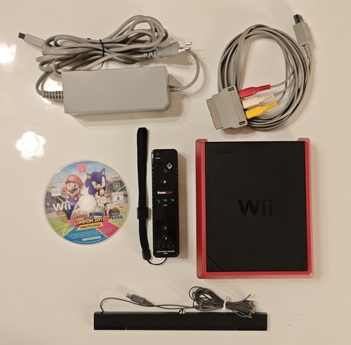 Nintendo wii mini rossa - nintendo,