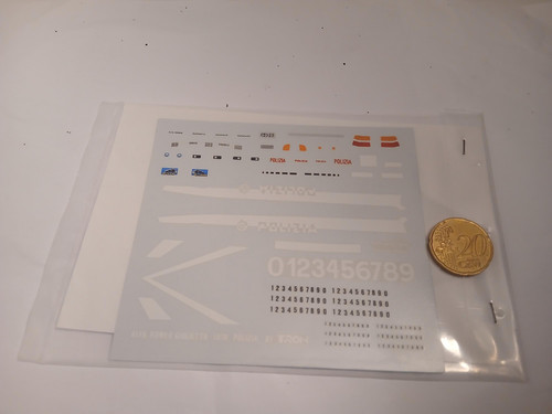 Waterslide decals sheet - 1:43,