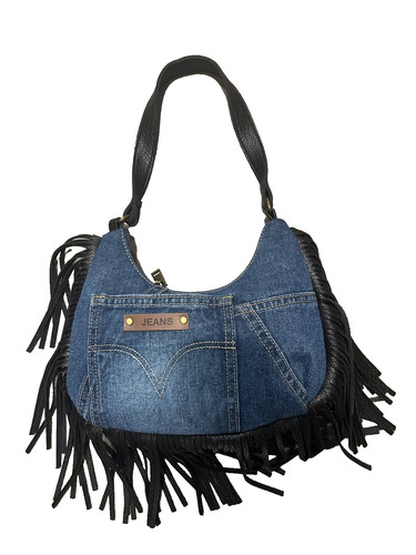 Borsa donna denim - , hobo