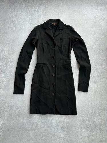 Cappotto blazer lungo nero