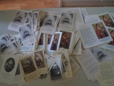 LOTTO 245 ANTICHI VECCHI SANTINI MADRE MARIA PIA DELLA CROCE NOTARI - LEGGI