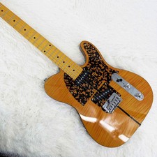 TL Tastiera Vintage Yellow Cat Head Chitarra Elettrica Acero 6 Corde