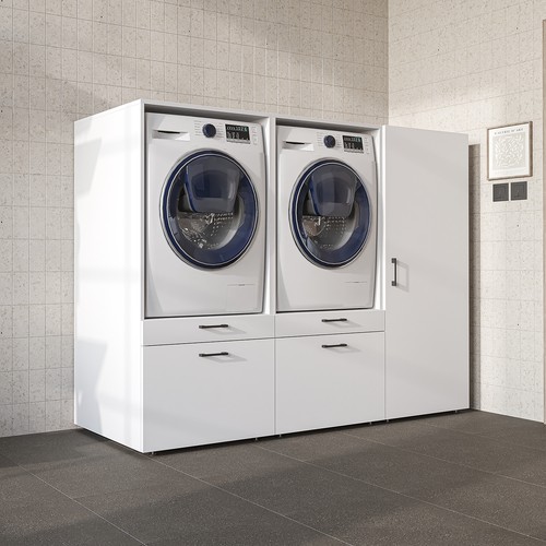 Mobile lavatrice roomart - lavatrice, serie