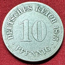 1875-H Germania 10 Pfennig -