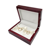 Set 3 Astucci Custodie Fedi Nuziali con Spugna Interna Scatole Anelli custodia