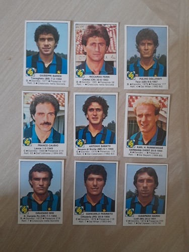 Lotto figurine inter 1984 - 9,