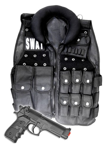 Costume halloween gilet swat - halloween,
