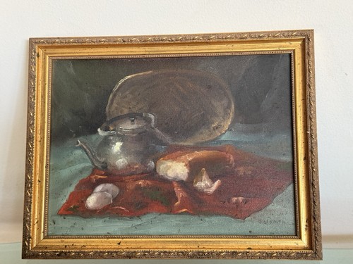 Dipinto olio con cornice