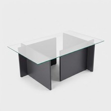 Tavolino da salotto in vetro