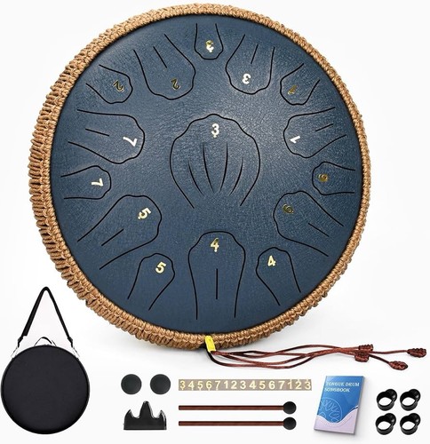 Steel tongue drum pollici - steel,
