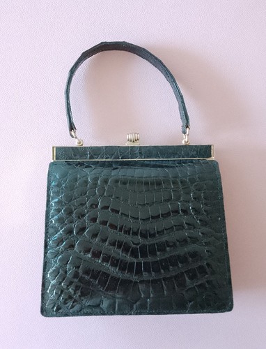 Borsa pochette nera pelle - nera, in