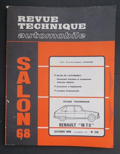 Revue technique automobile rta - revue,
