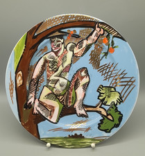 Piatto segnaposto artistico