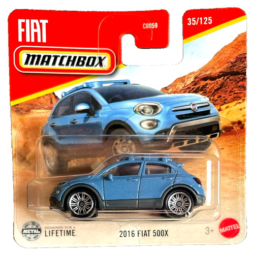 Matchbox 2016 fiat 500x - fiat,