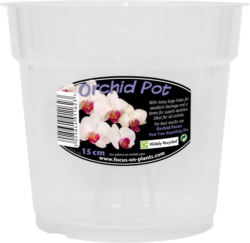Vaso orchidea trasparente - orchidea,