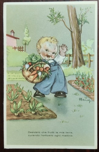 Cartolina illustrata bambini - cartolina,