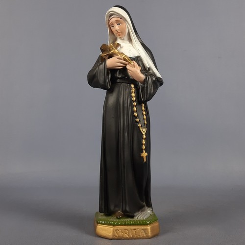 Statua santa rita gesso - santa,
