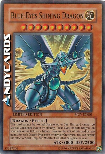 Blue eyes shining dragon - blue-eyes,