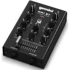 GEMINI MM 1 BT dj mixer ultracompatto a 2 canali con bluetooth NUOVO garanziaITA