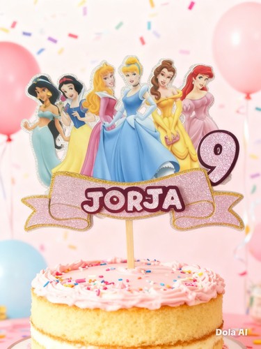 Cake topper principessa - cake,