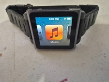 Apple iPod nano 6a generazione (16 GB) con cinturino in metallo visione esagonale molto raro!