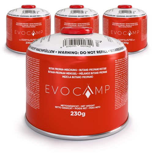 Evocamp cartucce gas 230g - gas,