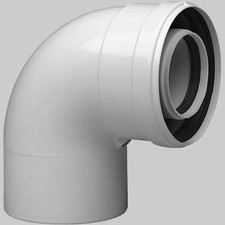 CURVA COASSIALE BAXI 90° -