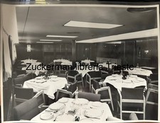 foto nave ASIA anni 40/50 INTERNI sala pranzo classe turistica LLOYD TRIESTINO