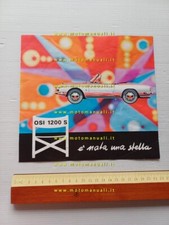OSI 1200 S Spider 1964 depliant italiano originale