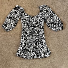 Mini abito Zara bianco e nero