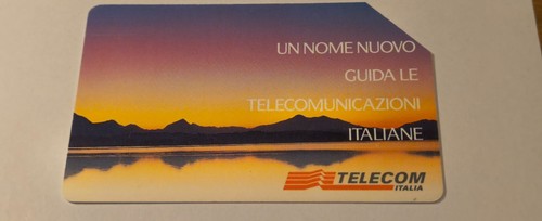 Scheda telefonica rara nome - telefonica, un