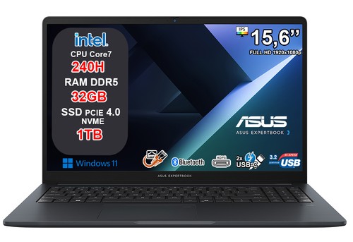 Notebook asus expertbook - notebook,