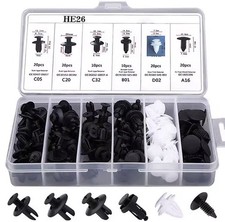 KIT 100 CLIP RIVETTI FISSAGGIO